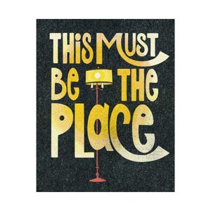 This Must Be the Place - Stop Making Sense - Talking Heads - Vintage Art Print