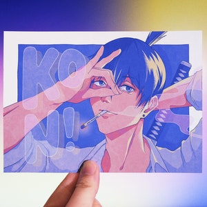 Kon ! | 5 x 7 | Impression d'art esthétique Kawaii mignon Anime
