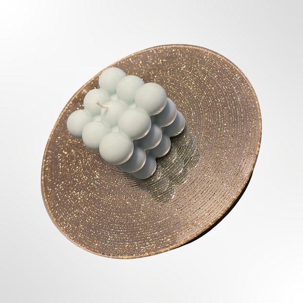 Flat Plate Pillar Candle Holder Etsy