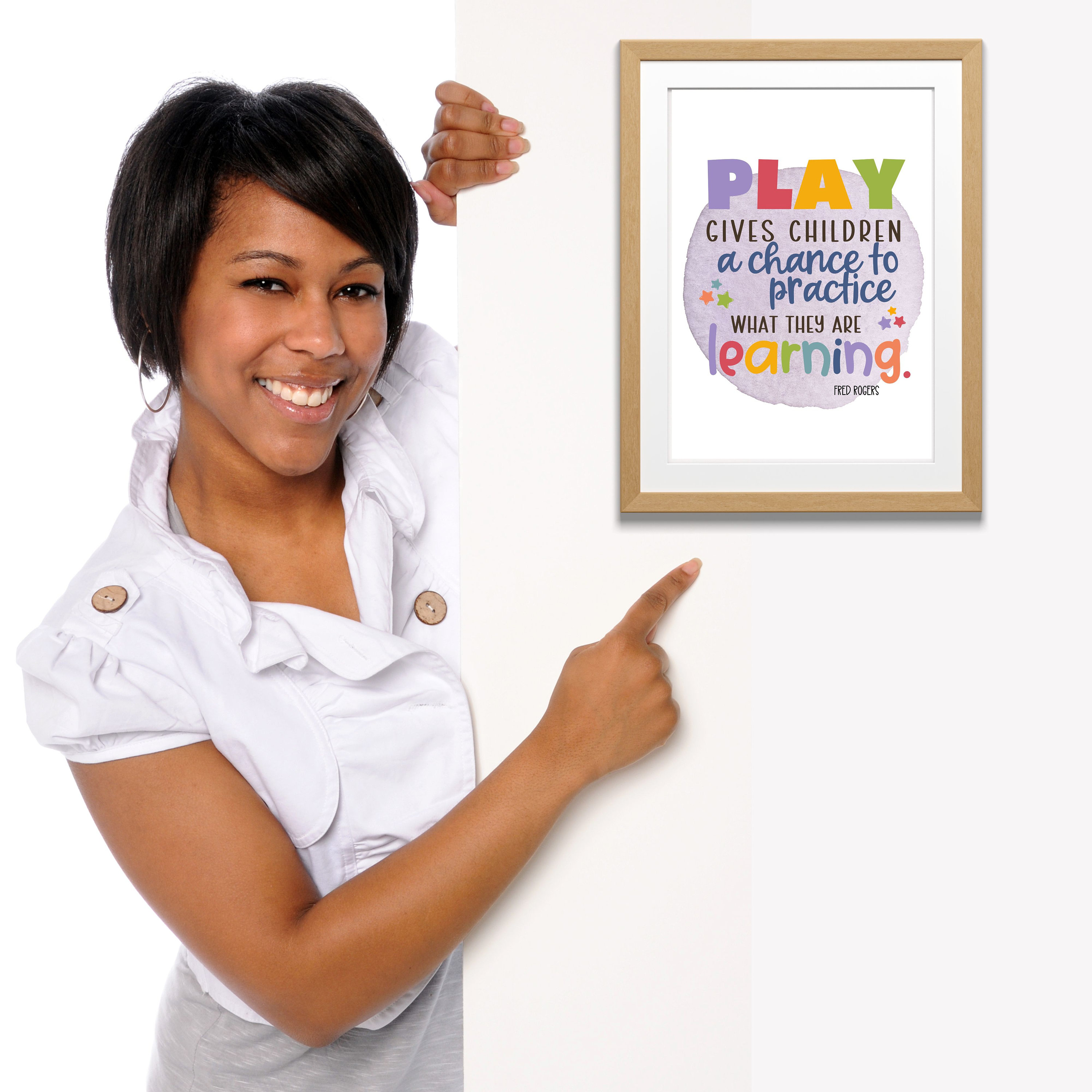 Let's Play Wall Art Set of 4 Play Quotes for Etsy