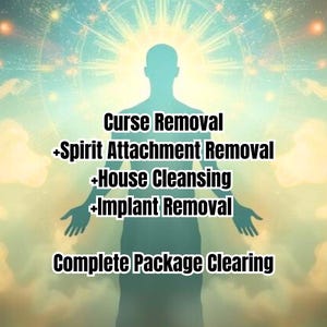Negative Energy Clearing Package | Home Cleanse and Astral Implants Removal| Black Magic & Curse Removal | Spirit Attachment Removal
