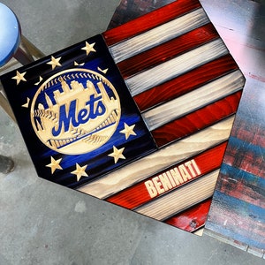 Wooden Flag Home Plate