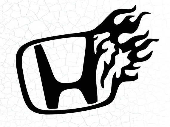 Dripping Honda Logo SVG Drip Car Decal Drippy Vector For Etsy