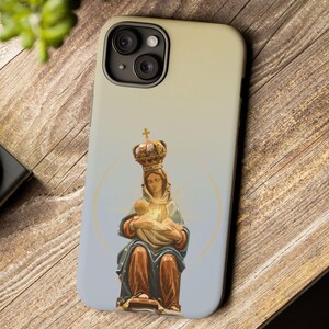 Unsere Dame von La Leche Robuste Telefonhülle, katholische Abdeckung für iPhone, Galaxy, katholische Mutter Geschenk, religiöse Mutterschaft, Jungfrau Maria Geschenk, neue Mutter