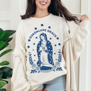 Virgen de Guadalupe Shirt, Nuestra Señora de Guadalupe, Catholic T-shirt, Our Lady of Guadalupe Unisex Softstyle T-Shirt, Virgin Mary Gift