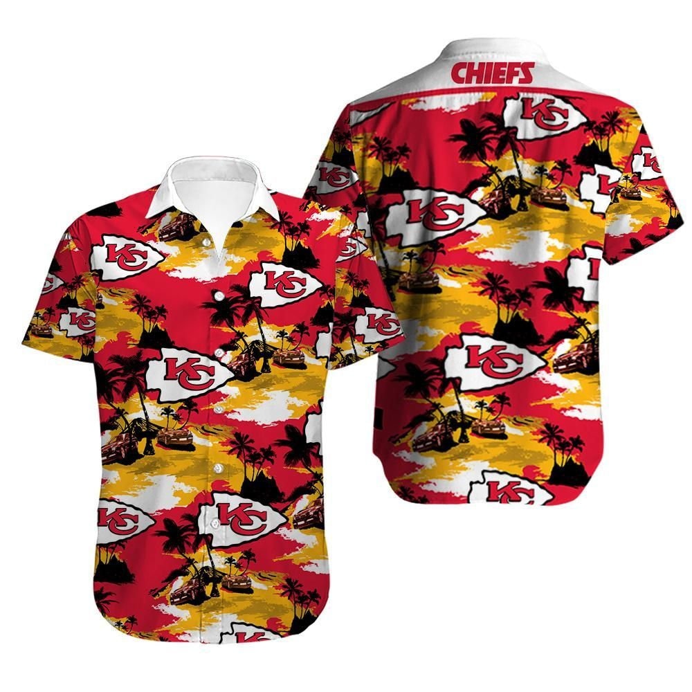 Kansa.s City Chiefs Men Football Hawaiian Shirt