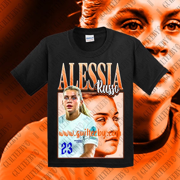 Alessia Russo Custom 90'S Graphic Tee | (Women's Football)