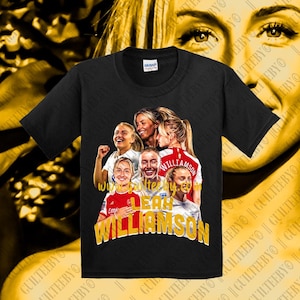 Maglietta grafica personalizzata anni '90 di Leah Williamson / (Calcio femminile)