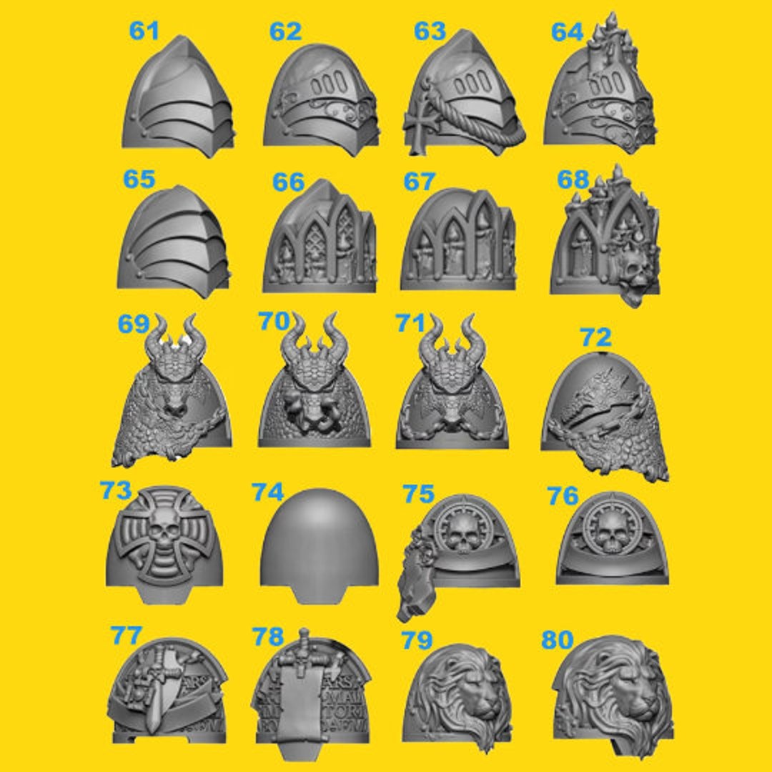 Pimp up Your Mini, Shoulder 4 / Eternal Pilgrim / Modellbau / Miniature / Games / Models