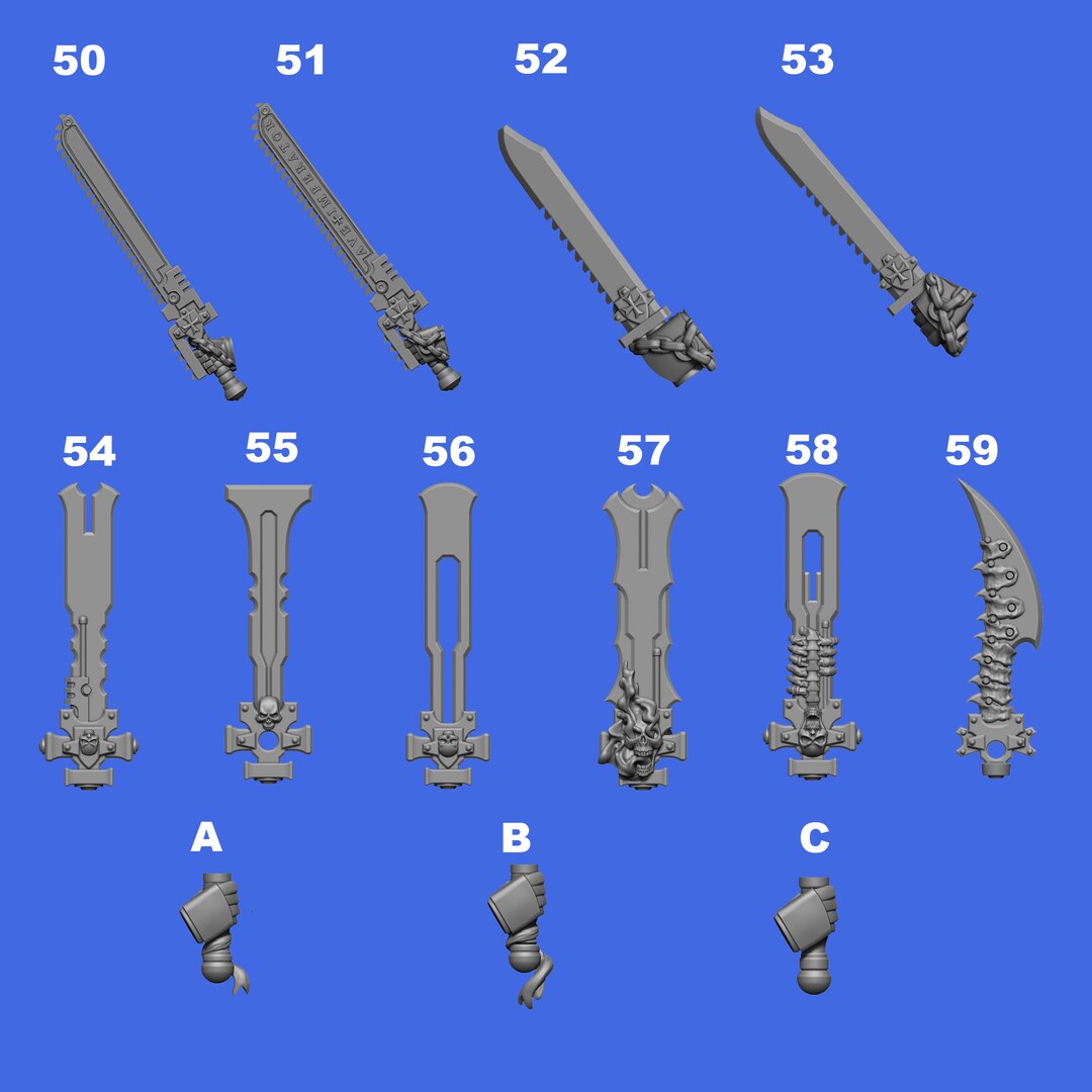 Pimp up Your Mini, Swords / Eternal Pilgrim / Modellbau / Miniature /games / Modells / Tabletop