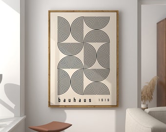 Bauhaus Printable Exhibition Poster, Bauhaus Print, Bauhaus Decor, Bauhaus Wall Art, Bauhaus Home Poster Print, Vintage Bauhaus Wall Art