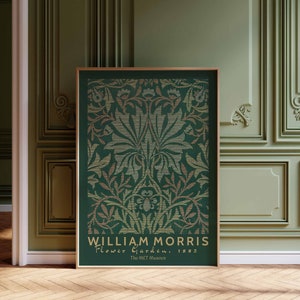 Art mural imprimable William Morris, impression Art nouveau, affiche d'art mural textile, affiche vintage Morris en téléchargement numérique, impression d'art du musée