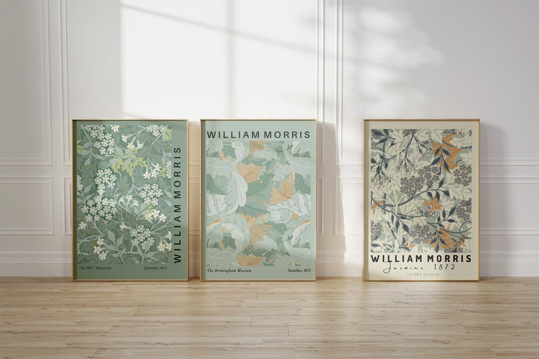 William Morris Printable Wall Art, Gallery Wall Set of 3, William ...