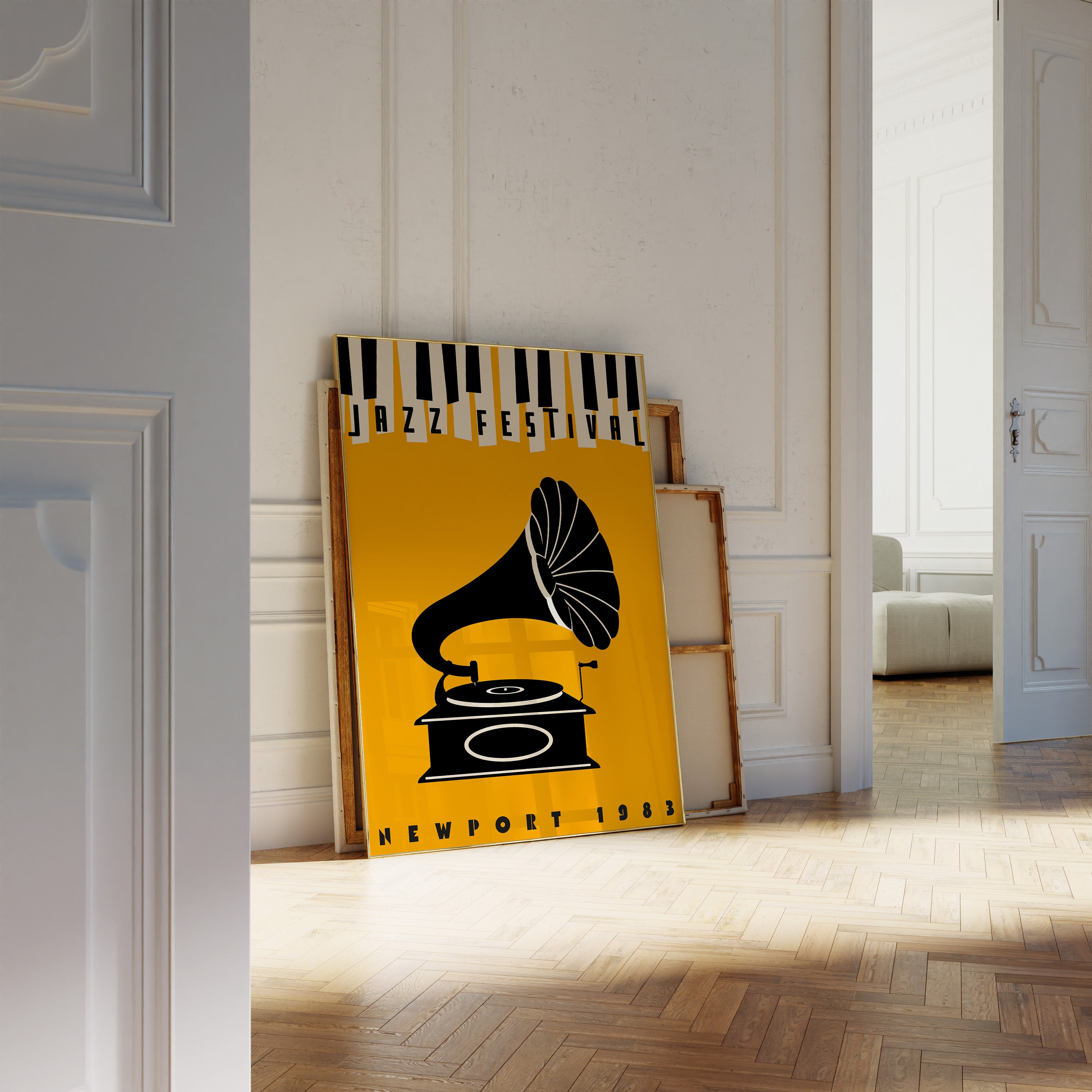 Jazz Festival Printable Wall Art Set of 6, Jazz Festival Poster