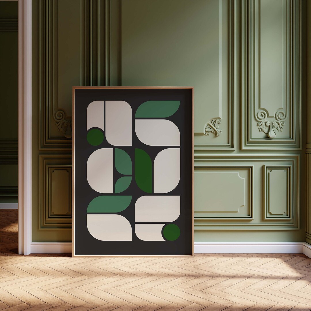 Geometric Abstract Printable Wall Art, Oversize Abstract Digital Art ...