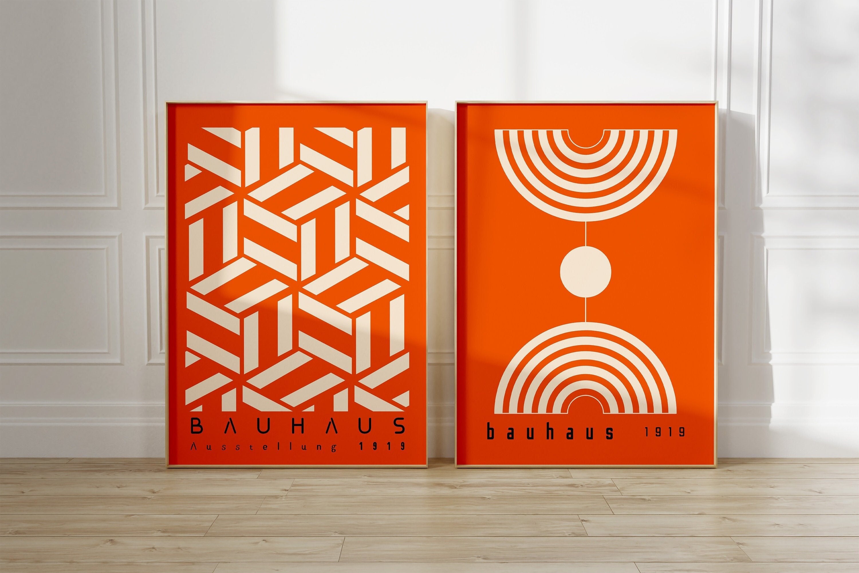 60s MALER AM BAUHAUS  バウハウス　デザイン Bauhaus I バウハウス Print – Blau