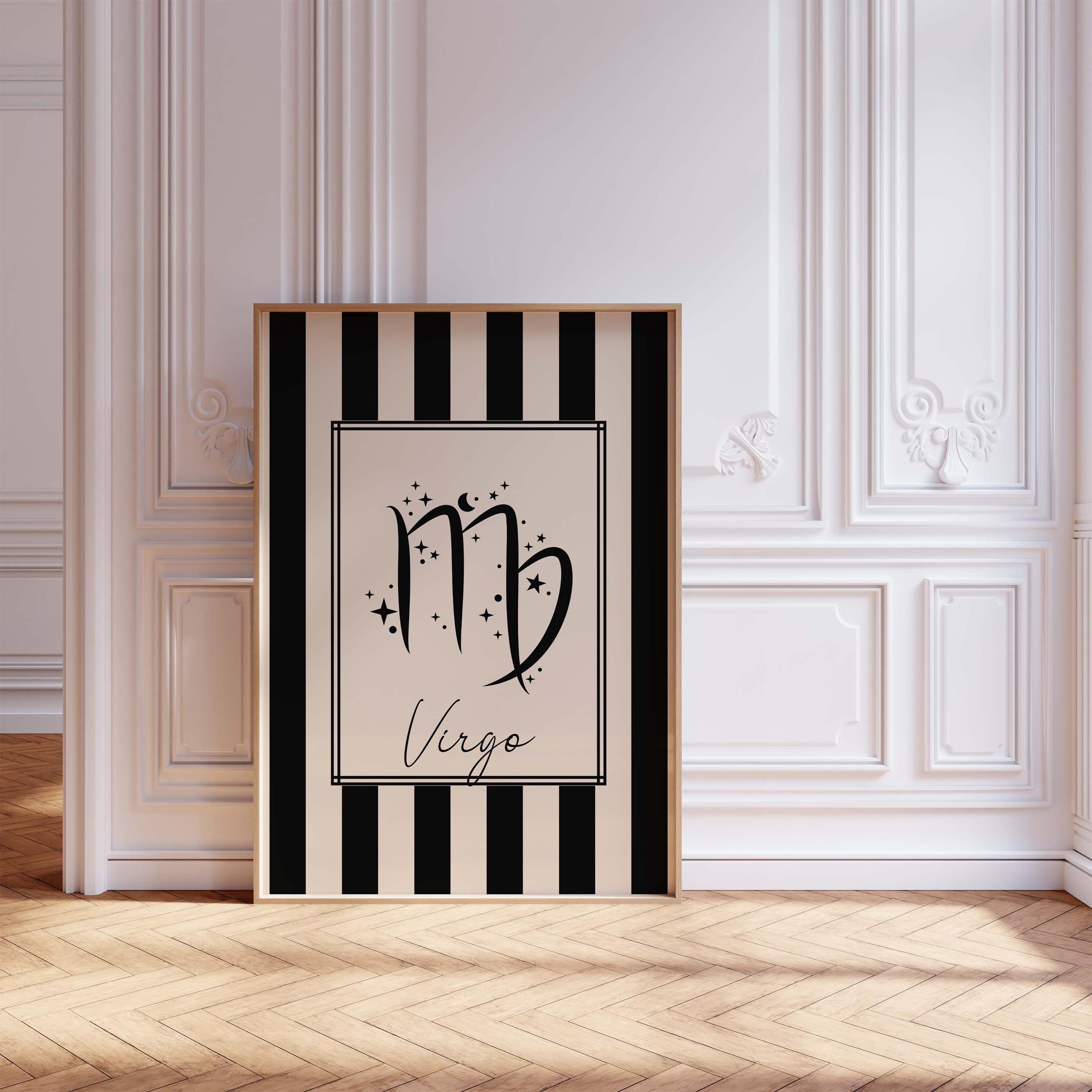 Virgo Zodiac Print: Celestial Astrology Wall Art (digital Download