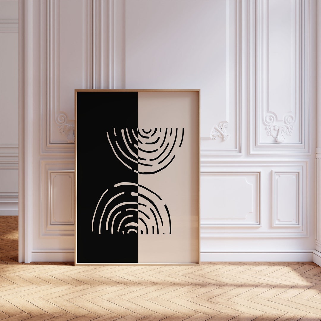 Abstract Printable Wall Art, Modern Minimalist Art Print, Abstract Line ...