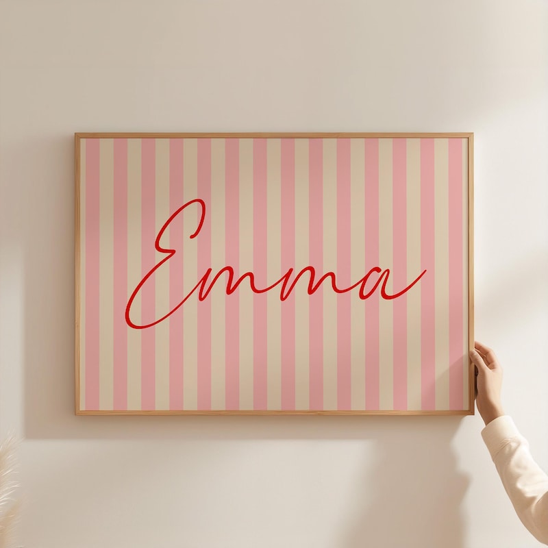 Custom Name Personalized Name Wallpaper - Etsy