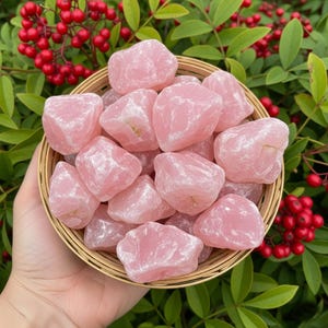 Cuarzo rosa en bruto - Cristal de cuarzo rosa en bruto natural, piedras de cuarzo rosa en bruto, especímenes minerales para el chakra del corazón, regalo de cristal metafísico