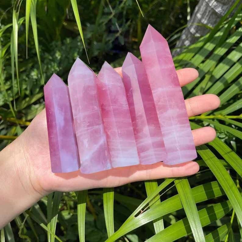 Rose Quartz Tower - Etsy Rose Quartz Tower - Etsy