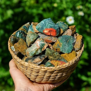 Raw Ocean Jasper - Etsy