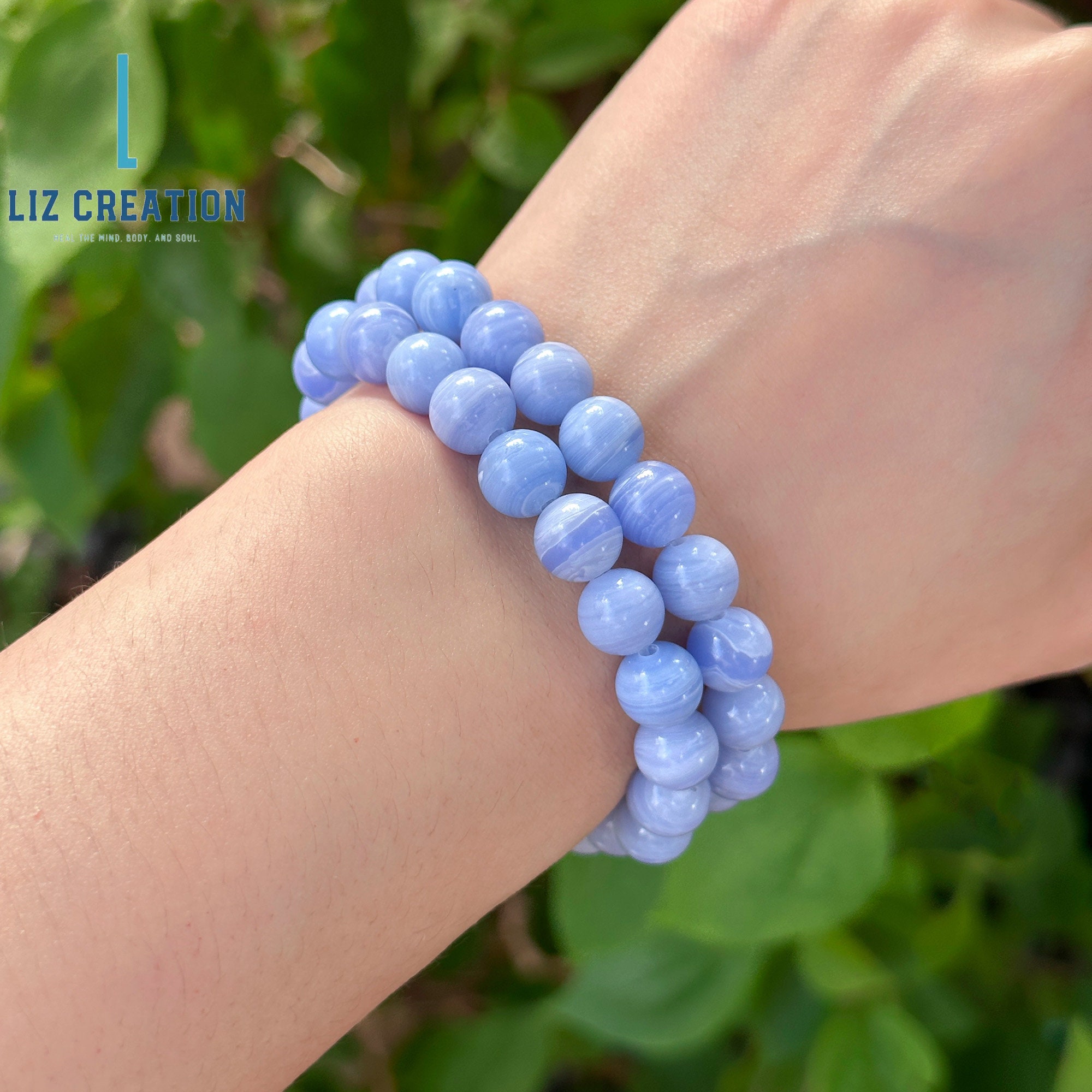 Buy Blue Lace Chips Bracelet Wholesale Buy Blue Lace Chips Bracelet Wholesale