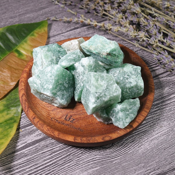 Raw Green Aventurine Stone-Natural Rough Crystals, Healing Crystals and Stones , Eco-friendly Packaging, Spiritual Protection Gift