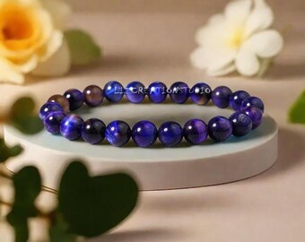 スギライトブレスレット、天然石パープルヘイズブレスレット