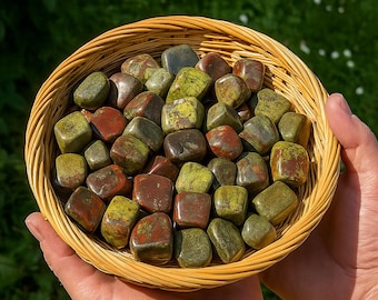 Diaspro Del Sangue Di Drago, Pezzo Di Pietra Grezza Del - Foto 4