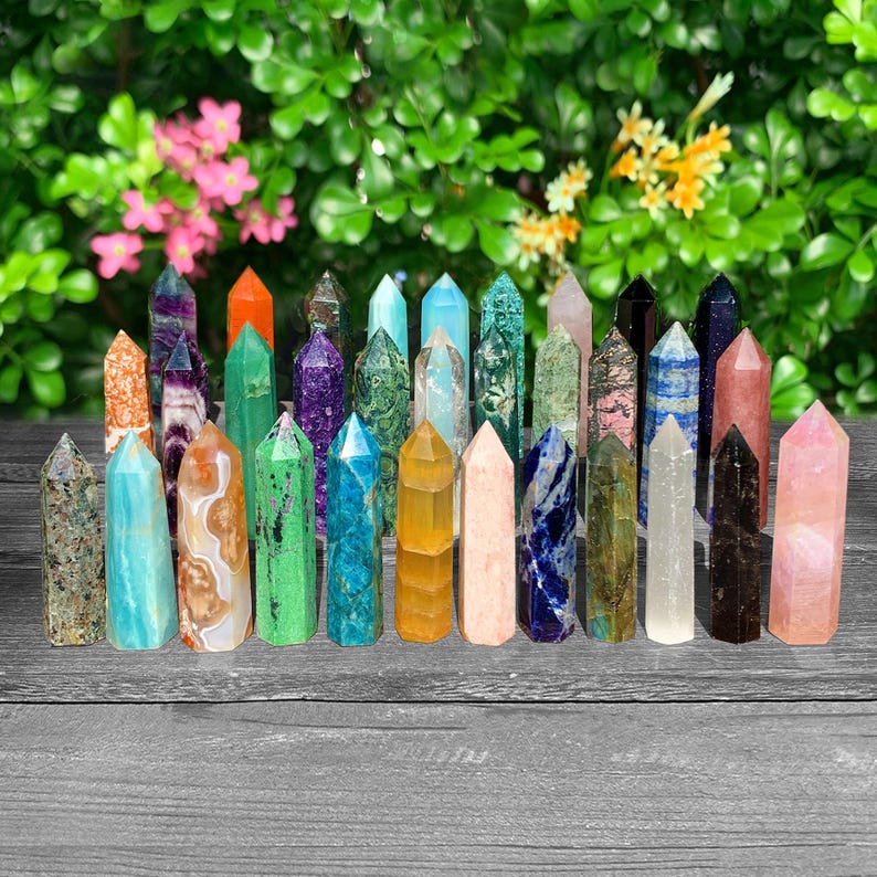 Nephrite Jade Tower Points, Mineral Specimens Natural Jade Gemstone ...