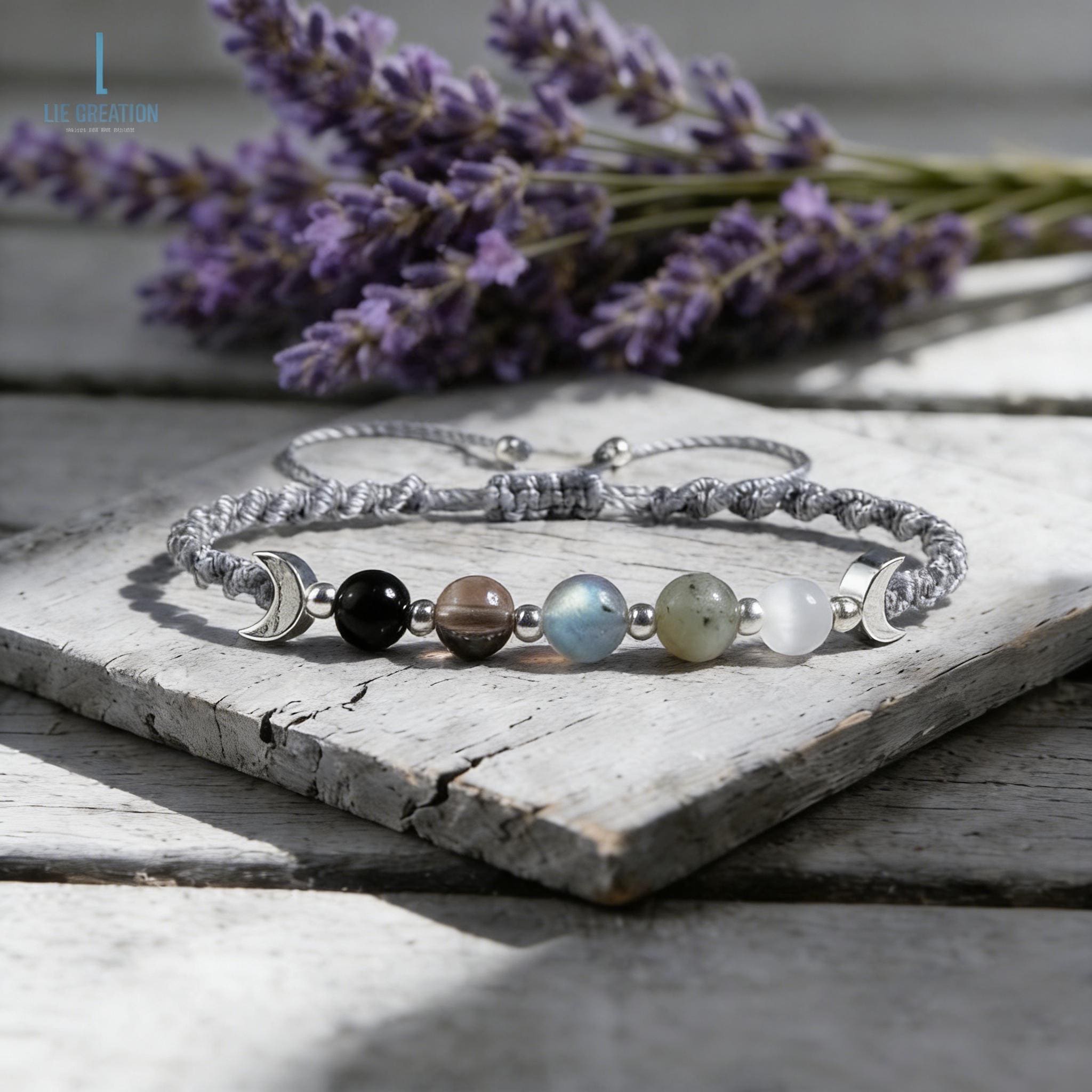 Moon phase bracelet for women - Etsy 日本