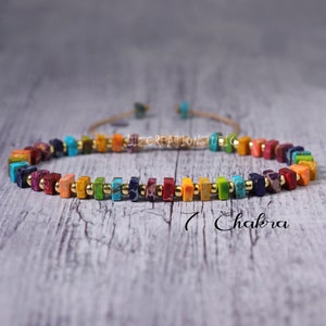 7 Chakras Crystal Jewelry Spiritual Beads Bracelet – GENASTO