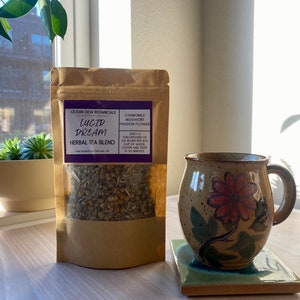 Lucid Dream Mugwort & Chamomile Herbal Loose Leaf Tea Blend