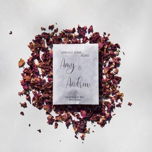 Natural Flower Petal Confetti (25 Pack)