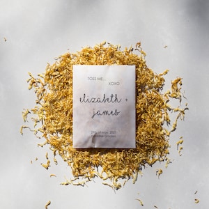 Natural Flower Petal Confetti (25 Pack)