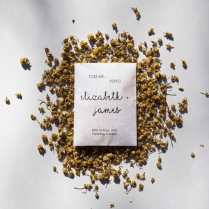 Natural Flower Petal Confetti (Qty 25)