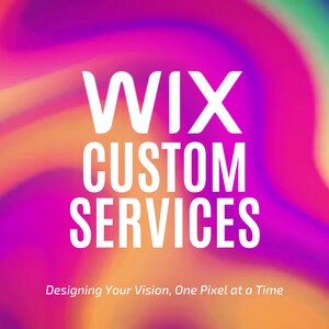 Serviços personalizados de modelo de site WIX