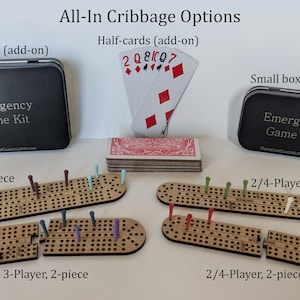 Ultralight Travel Cribbage Board (2/4 or 3 player)