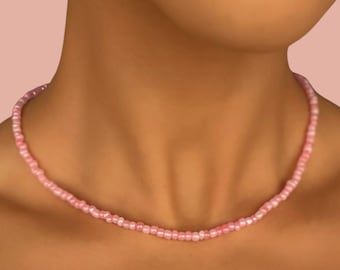Girocollo estivo, Girocollo, Collana estiva, Collana di perline, Regalo di compleanno, Regalo per lei