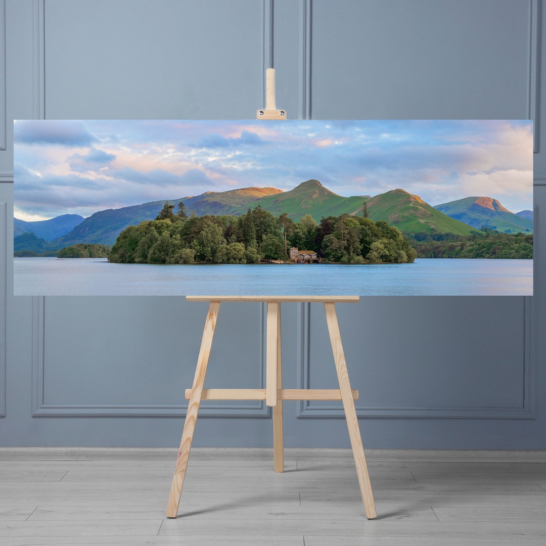Canvas Print Lake District Wall Art Derwentwater Photo Canvas Etsy UK