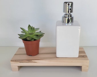 Personalized, Handmade Ambrosia Maple Soap Stand, Pedestal, Countertop Riser
