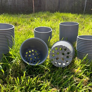 50 x 13CM ( 1 Litre ) Plant Pots ( Recycled & Recyclable )
