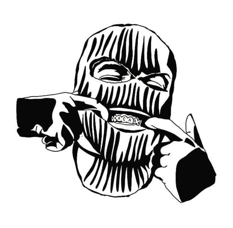 Black Ski Mask Clip Art