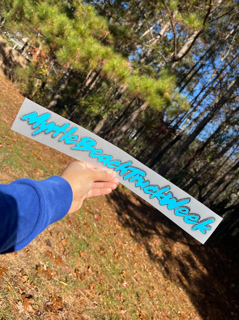 Myrtle Beach Truck Week Decal MBTW Sticker Etsy