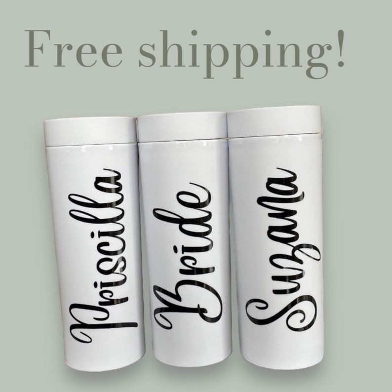 Durable Vinyl Name Stickers, Ships NEXT BUSINESS DAY Custom for