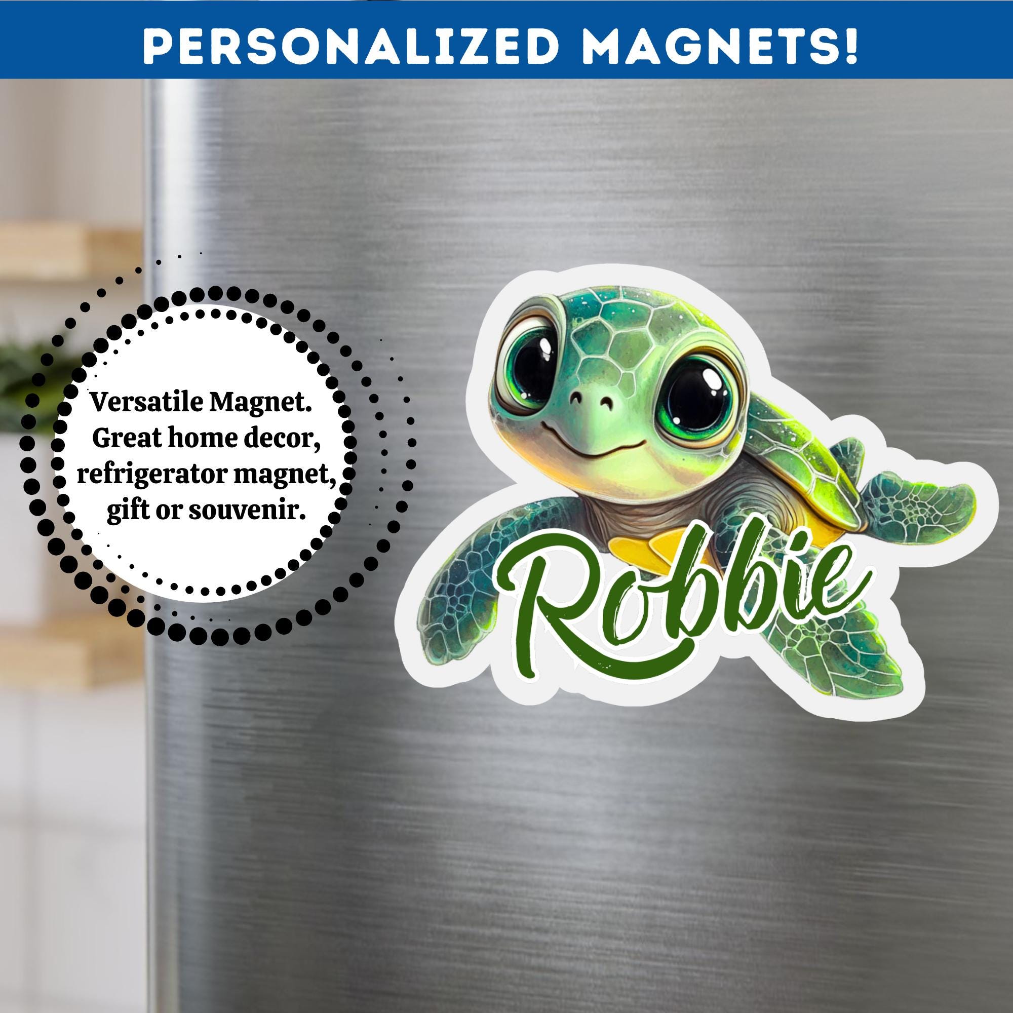 Post Sign Turtle Magnet Cruise Magnet – Personalized Sea Turtle Magnetic Cruise Sign - Etsy