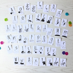 Amazing animal alphabet cards