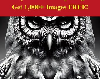 Owl Eyes Image Laser Burn File | Nocturnal Predator Bird Digital Download | 3D Illusion Graphics PNG Photo for Glowforge XTool