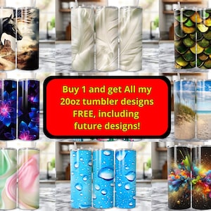 Ultimate Premium Tumbler Wrap Bundle | 20oz Skinny Tumbler PNG | Sublimation Designs Digital Download | Mega Collection Variety Pack
